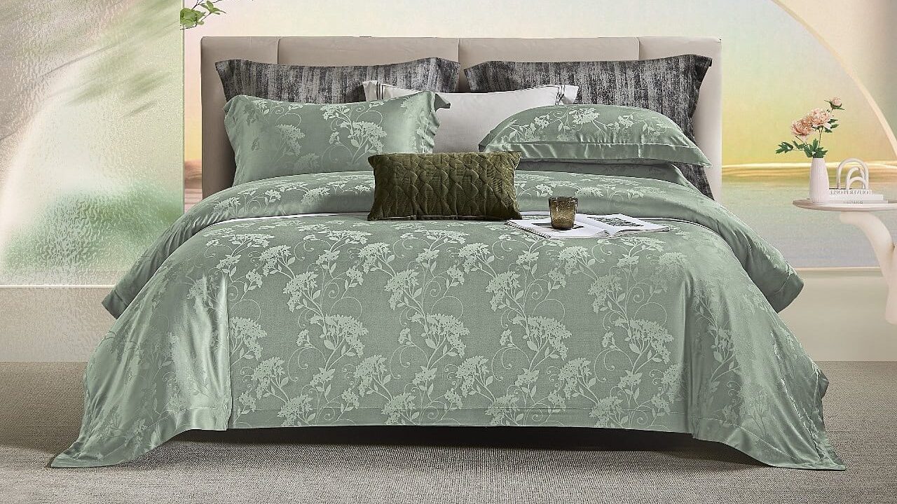 motif jaquard tencel