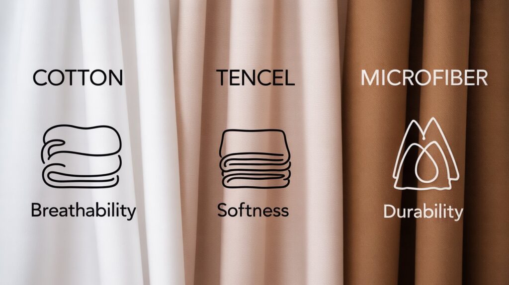 ilustrasi perbandingan bahan