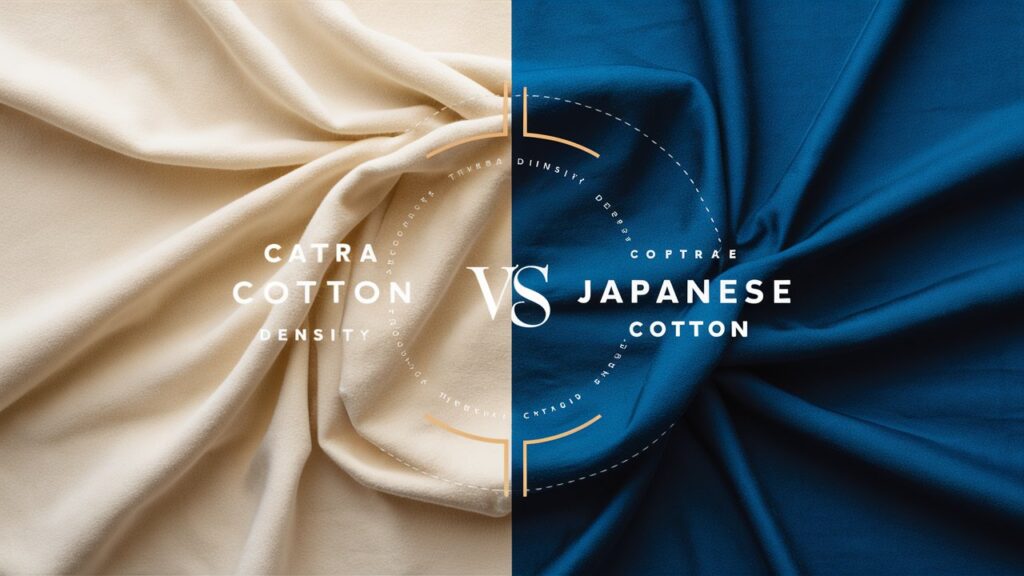 ilustrasi perbedaan katun catra dan katun jepang