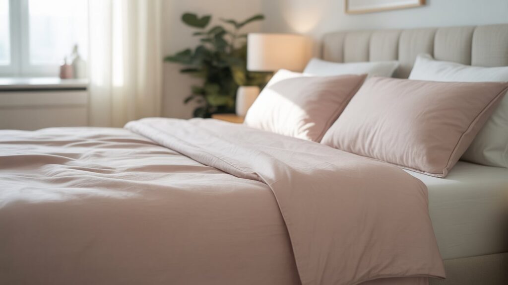 ilustrasi sprei hotel