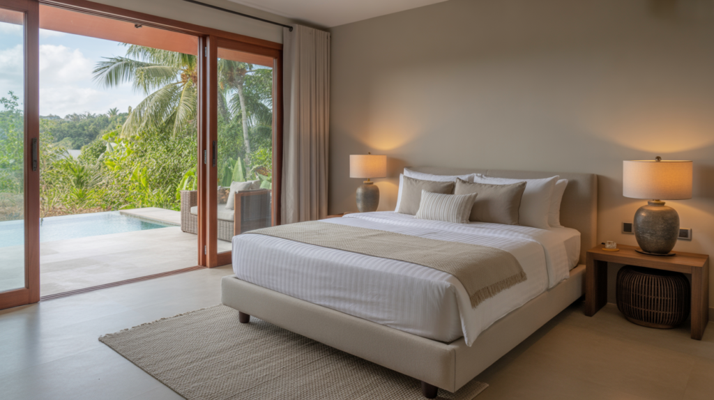 ilustrasi sprei villa