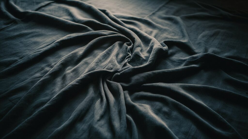 kain sprei yang kusam