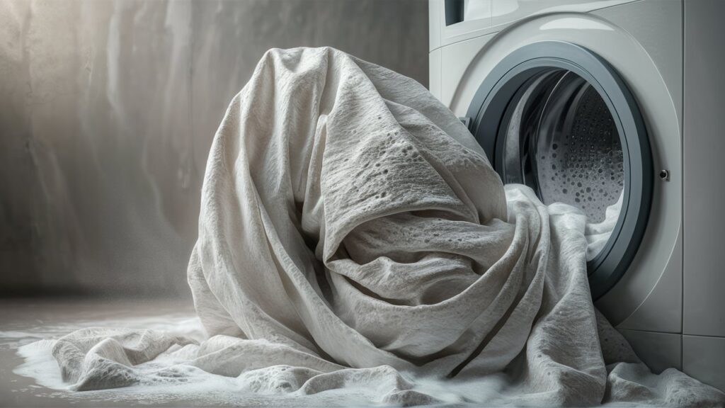 ilustrasi pencucian sprei