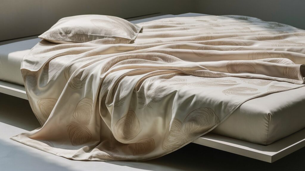 ilustrasi sprei bahan kj