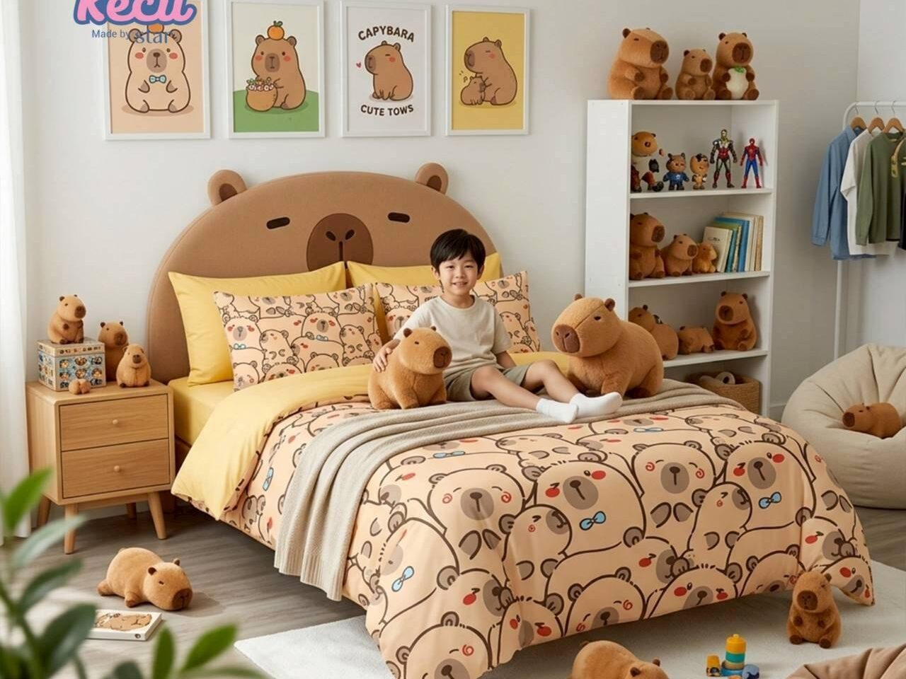 motif katun lokal anak